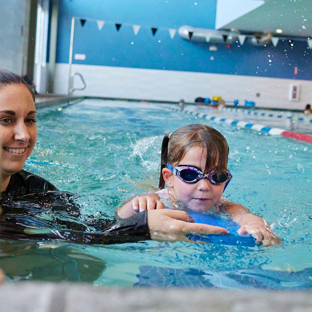Swim Lessons for All Ages at In-Shape Family FItness